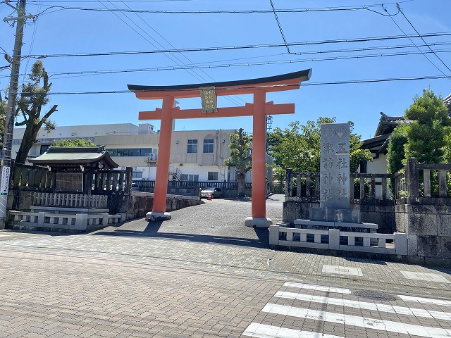 五社神社・諏訪神社　入口