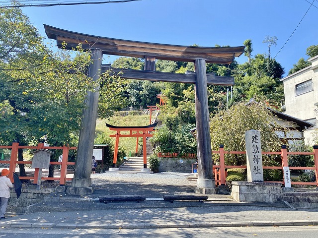 建勲神社(京都)　東口大鳥居