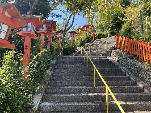 建勲神社(京都)　階段②