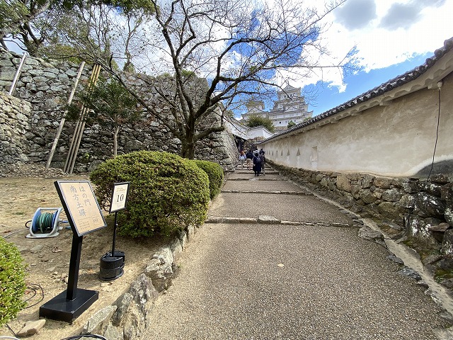 姫路城　はの門南方土塀